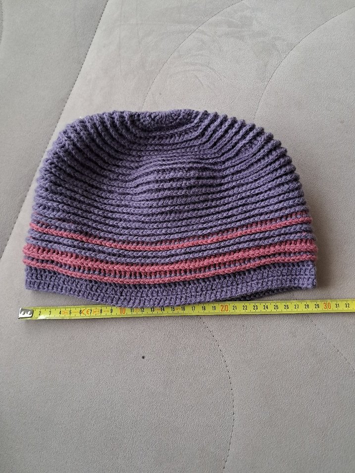 Gri Örgü Kadın Bere - Görsel 3