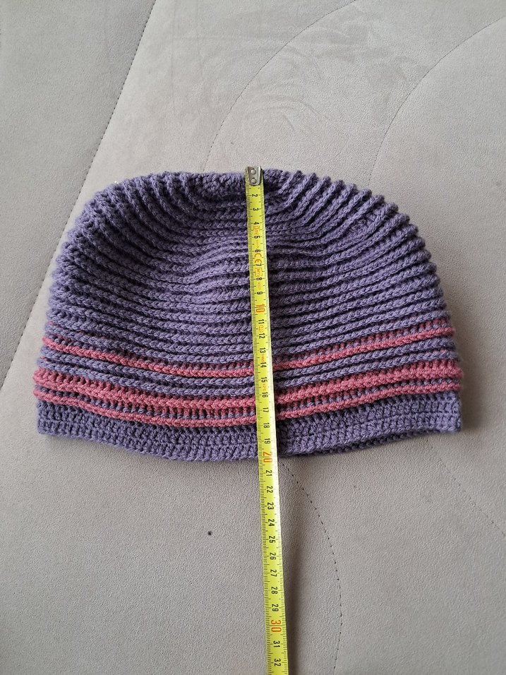 Gri Örgü Kadın Bere - Görsel 4