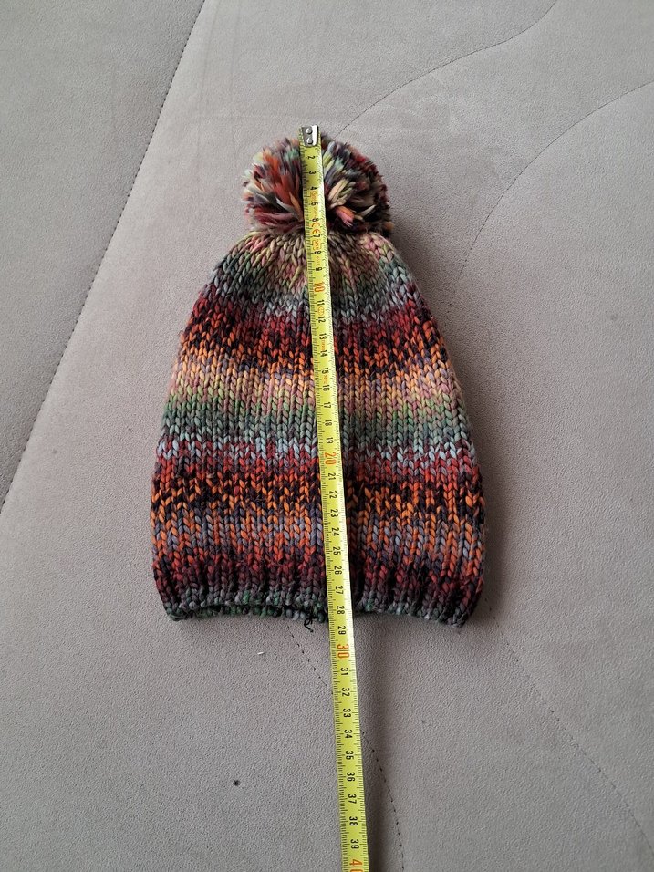 Renkli Örgü Kadın Bere - Görsel 4