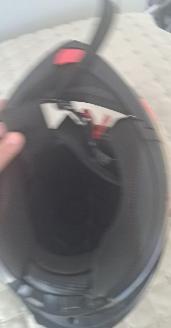 Kilitli Tokalı Çok Renkli Biker Kask - Görsel 4