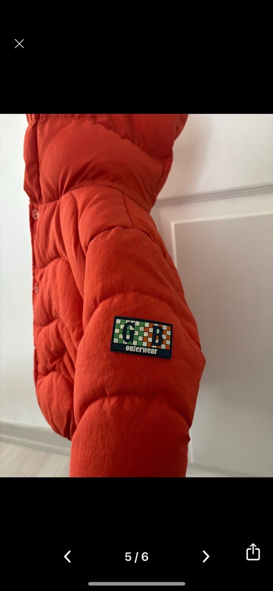 Kırmızı Erkek Çocuk Kapitone Mont - Görsel 3