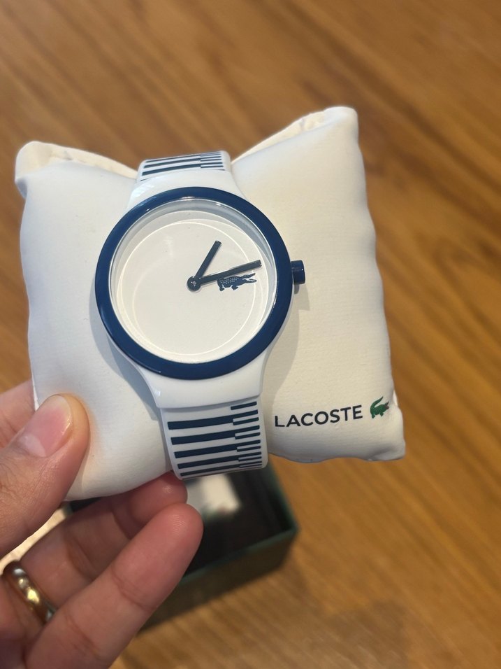 Lacoste Beyaz spor Tarzı Kol Saati - Görsel 2