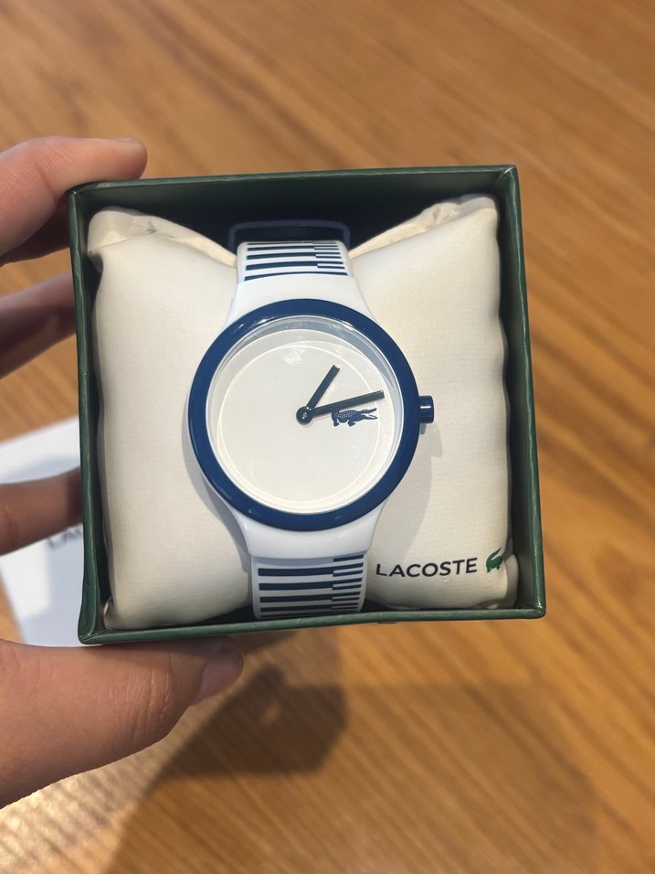 Lacoste Beyaz spor Tarzı Kol Saati - Görsel 5