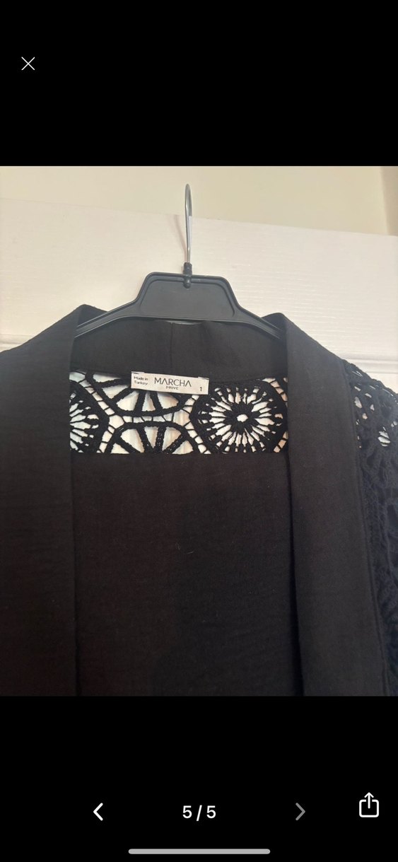 Dantel Detaylı Siyah kadın ikili takım - Görsel 4