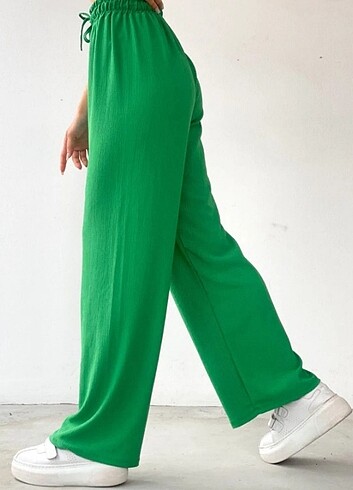 Yeşil Plazzo Pantolon