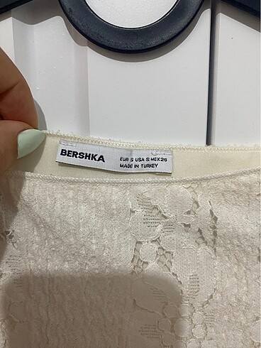 s Beden beyaz Renk Bershka elbise