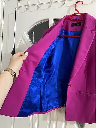 xs Beden Journey pembe blazer ceket