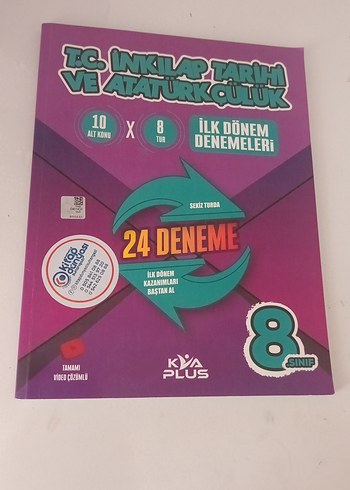 8. Sınıf T.C. İnkılap Tarihi Deneme Kitabı