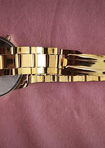 Klasik Koyu Altın Erkek Kol Saati - Görsel 2