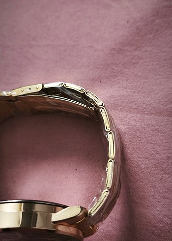 Altın Renkli Klasik Erkek Kol Saati - Görsel 2