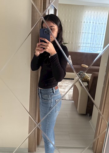 LTB Mavi Yırtmaçlı Kadın Kot Pantolon