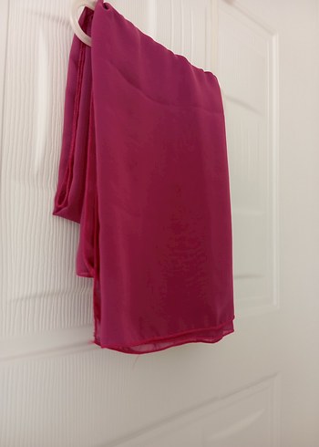 pembe şifon eşarp - Görsel 2