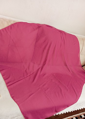 pembe şifon eşarp - Görsel 3