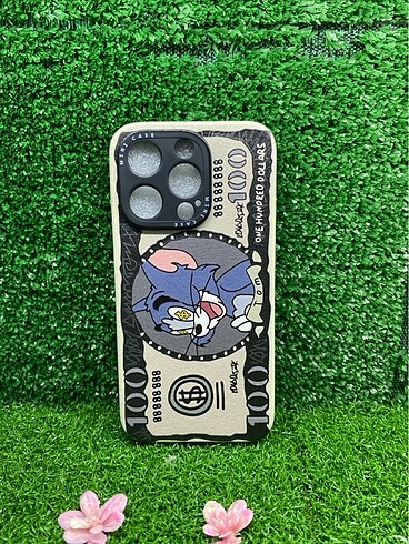 iphone 14 pro dolar desenli silikon kılıf