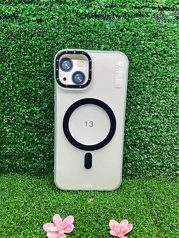 iphone 13/14 uyumlu magsafe arkası mat silikon kılıf