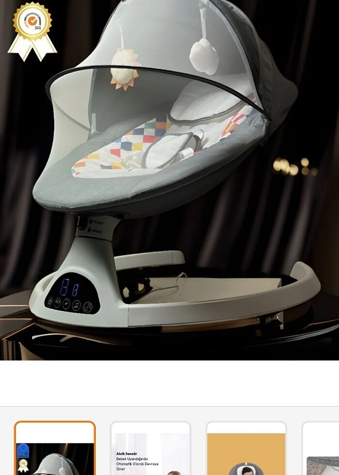 Elektrikli beşik  - Görsel 3