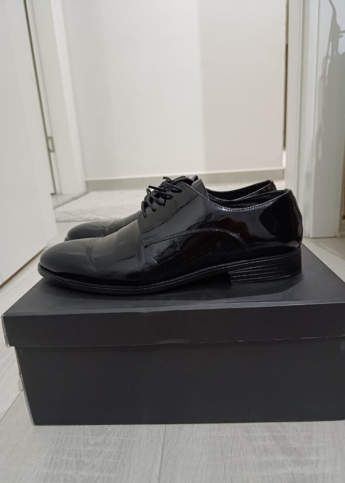 Kiğılı Siyah Klasik Rugan Ayakkabı - Görsel 4