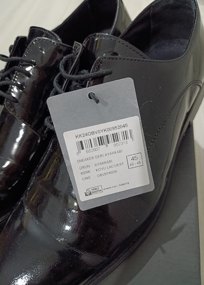 Kiğılı Siyah Klasik Rugan Ayakkabı - Görsel 3