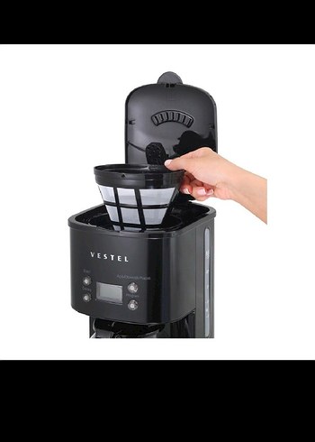 Vestel Siyah Filtre Kahve Makinesi - Görsel 3