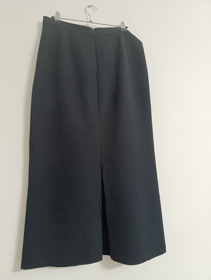 Kadın Siyah Uzun Etek - Görsel 2