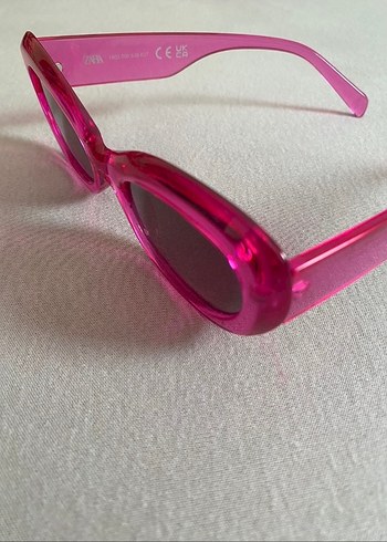 Zara Pembe Retro Kadın Güneş Gözlüğü - Görsel 2