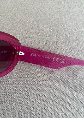 Zara Pembe Retro Kadın Güneş Gözlüğü - Görsel 3