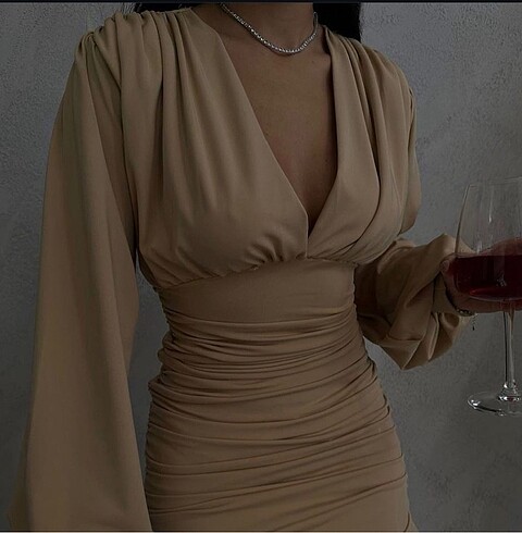 s Beden Drape elbise