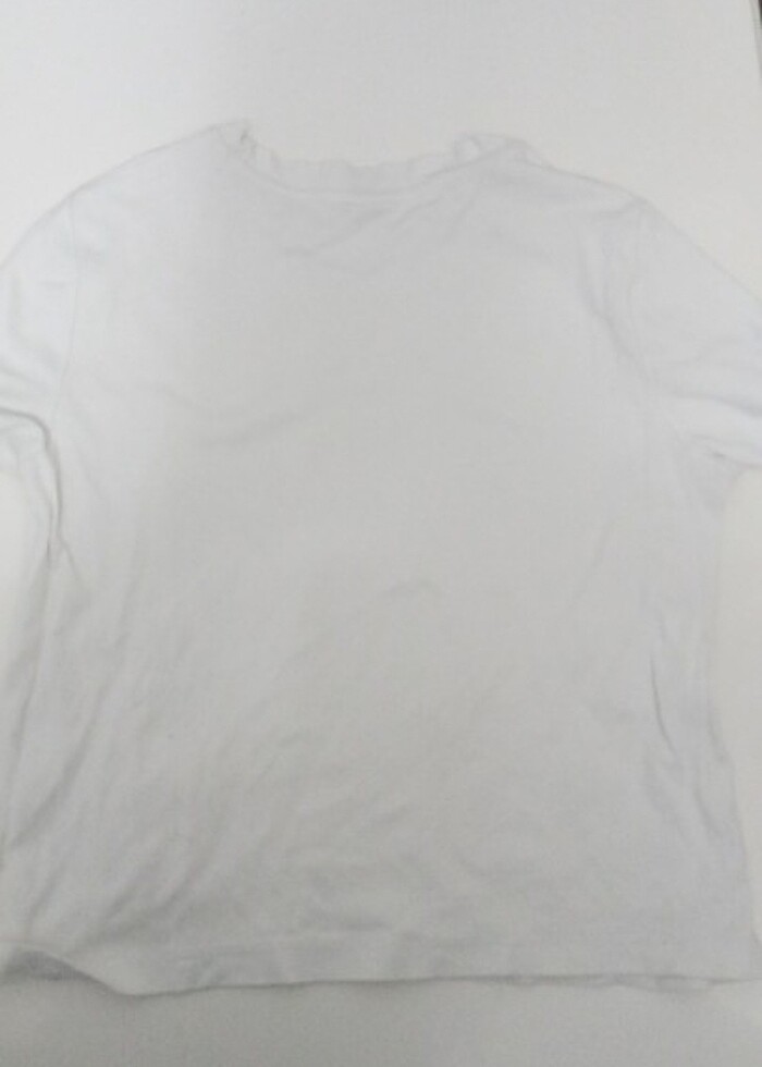 beyaz basic üst - Görsel 2