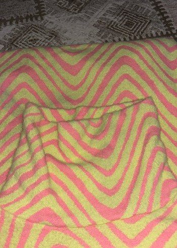 Bohem Çok Renkli Örgü Kolsuz Balıkçı Yaka Kazak - Görsel 2