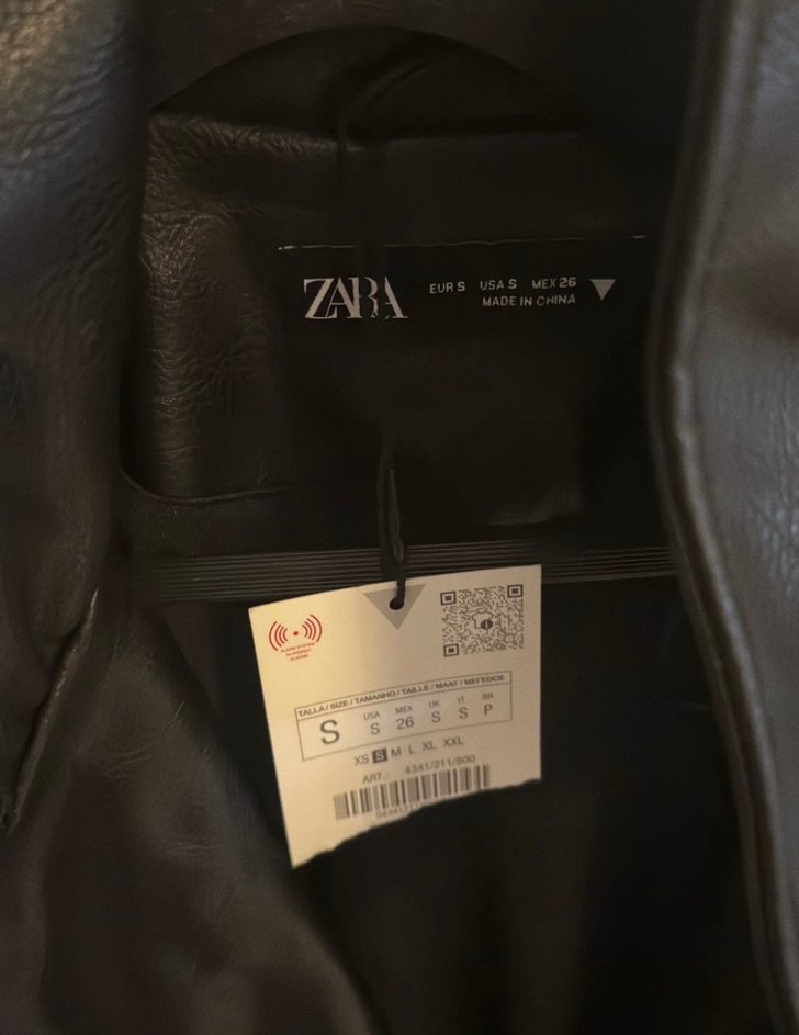 Kadın Siyah Deri Kemerli Biker elbise - Görsel 3