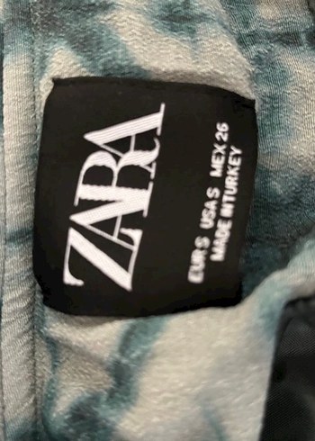 Gri Batik Desenli Denim Kadın Ceket - Görsel 2