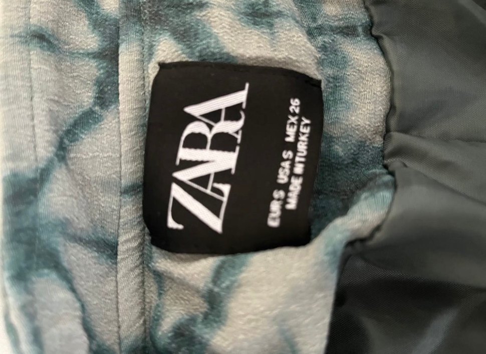 Gri Batik Desenli Denim Kadın Ceket - Görsel 2