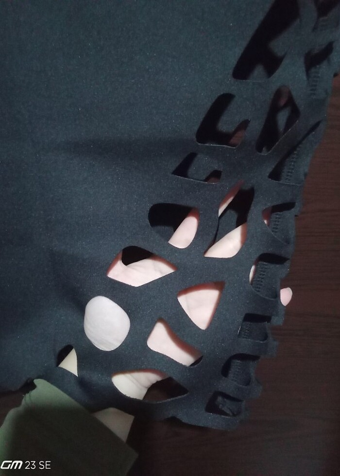 Likralı Diz Altı Etek - Görsel 3