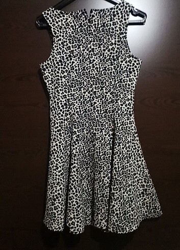 Diğer Leopar Desenli Mini Elbise