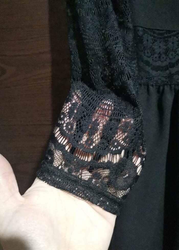 Dantel detaylı Elbise  - Görsel 4