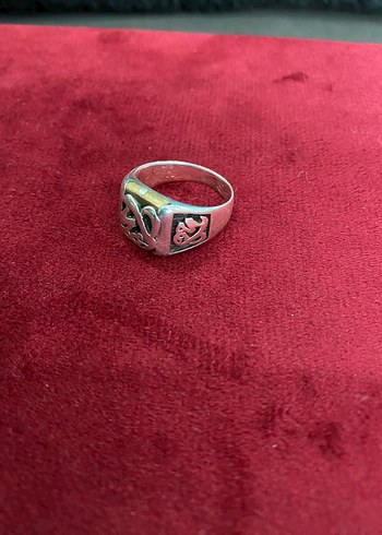 Eski el yapımı GÜMÜŞ YÜZÜK - Görsel 6