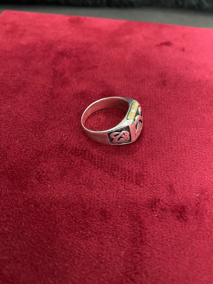 Eski el yapımı GÜMÜŞ YÜZÜK - Görsel 5