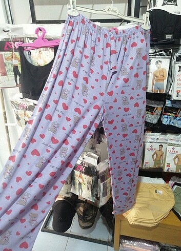 xxl Beden pembe Renk Milan kumaş pijama altları