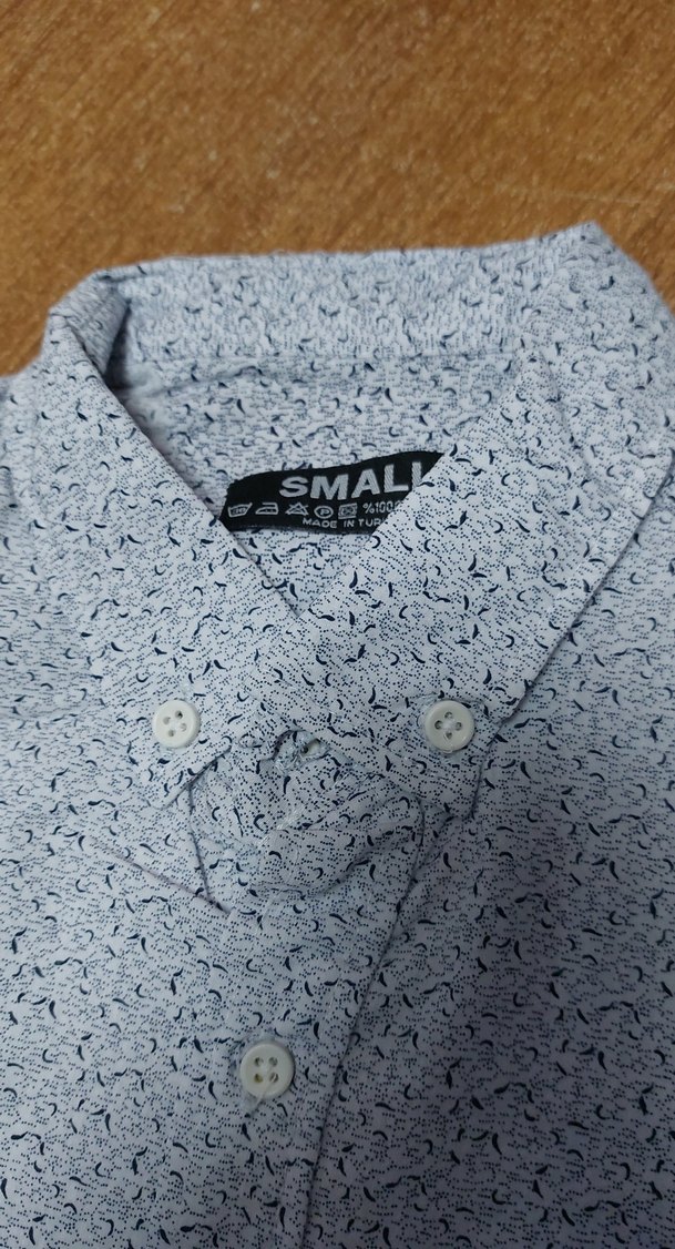 Düğmeli Uzun Kollu Erkek Gömlek - Görsel 2