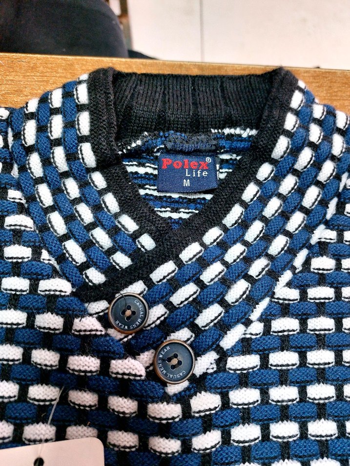 Desenli Erkek Triko Kazak - Görsel 2