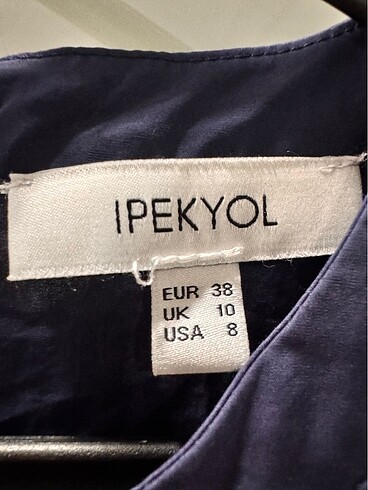 Lacivert elbise - Görsel 5