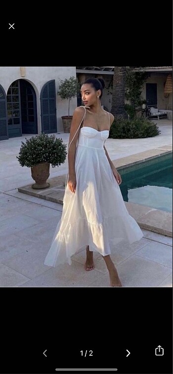 Zara muadil beyaz elbise hiç giyemedim sorunsuz