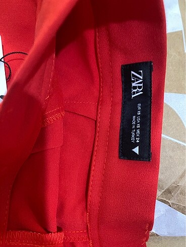 xs Beden Zara şort