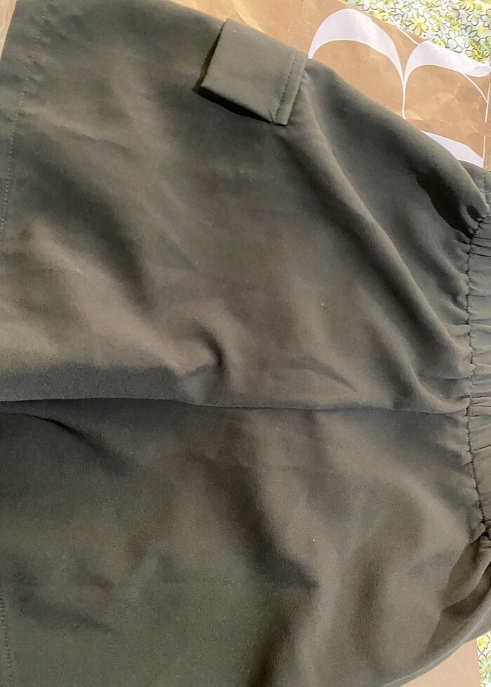 Koton haki şort etek - Görsel 3