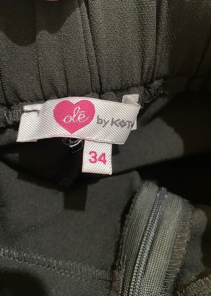 Koton haki şort etek - Görsel 2