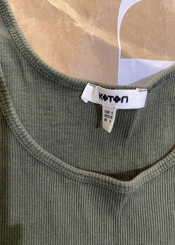 Haki askılı büstiyer - Görsel 2