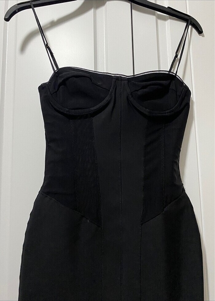 Zara bel korse detay elbise - Görsel 4