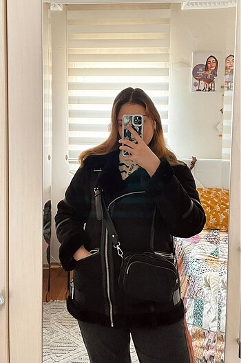 Suni Yünlü Çift Yüzlü Ceket - Görsel 10