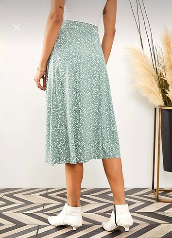 Mint Yeşili Etek - Görsel 6