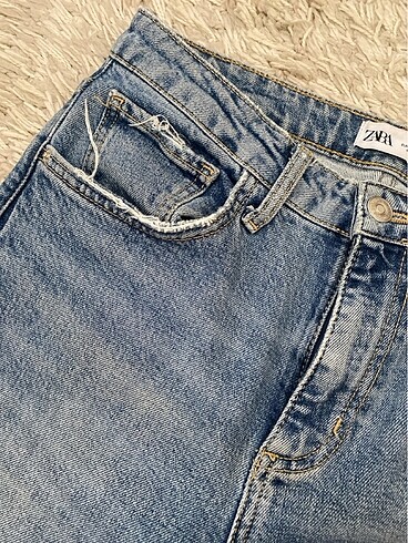 26 Beden mavi Renk Zara Jean Kot Pantolon